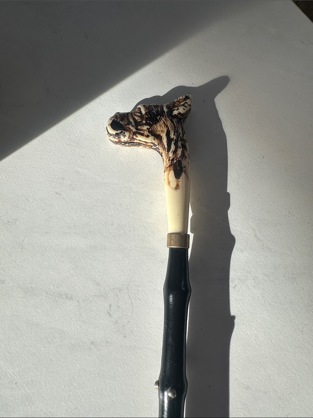 Made In Italy Original dog head Shoe Horn-Carved - Picture 2 of 7